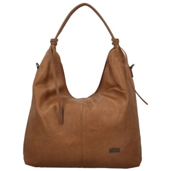 Dámská kabelka na rameno hnědá - Coveri Erlea