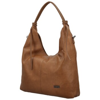 Dámská kabelka na rameno hnědá - Coveri Erlea