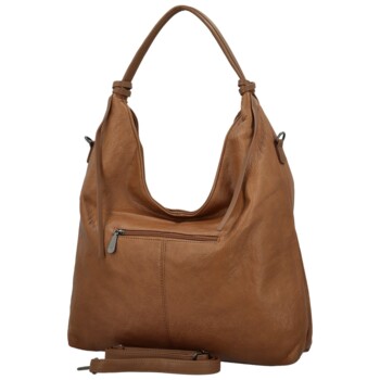 Dámská kabelka na rameno hnědá - Coveri Erlea