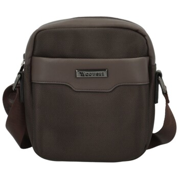 Pánská crossbody taška coffee - Coveri Santino