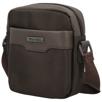 Pánská crossbody taška coffee - Coveri Santino