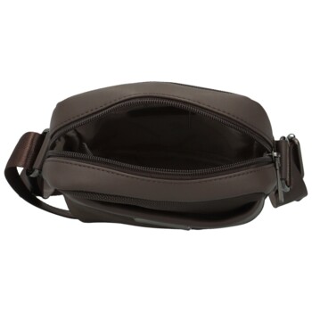 Pánská crossbody taška coffee - Coveri Santino