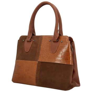 Dámská kabelka do ruky hnědá - Maria C Zareen