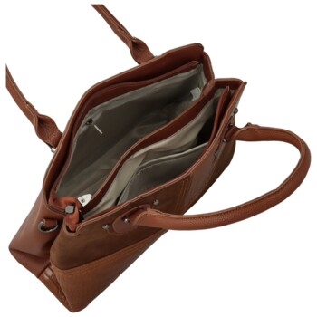 Dámská kabelka do ruky hnědá - Maria C Zareen