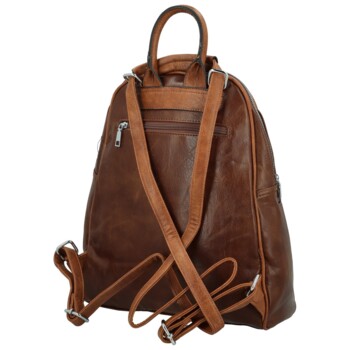 Dámský kabelko/batůžek hnědý - Paolo bags Matti