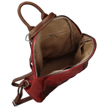 Dámský kabelko/batůžek červený - Paolo bags Matti