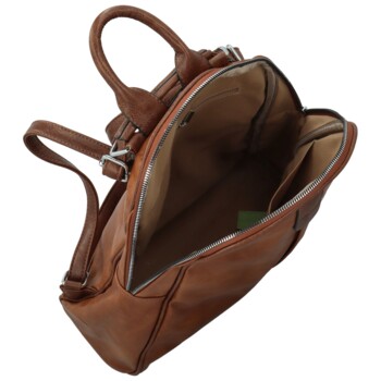 Dámský kabelko/batůžek koňakový - Paolo bags Matti