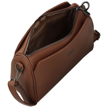 Dámská crossbody kabelka coffee - Coveri Marija