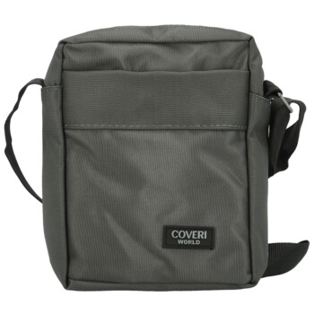 Pánská crossbody taška šedá - Coveri Remig
