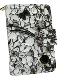 Dámská kožená peněženka černo/bílá - Peterson Elizara