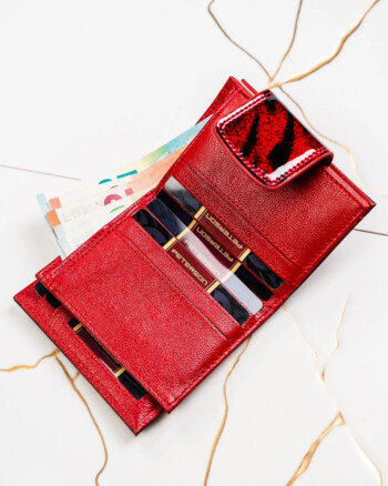 Dámská kožená peněženka červená - Peterson Andera