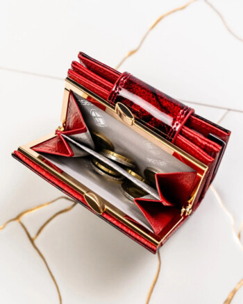 Dámská kožená peněženka červená - Peterson Andera