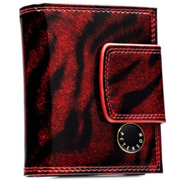 Dámská kožená peněženka červená - Peterson Andera