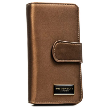 Dámská kožená peněženka hnědá - Peterson Kosina