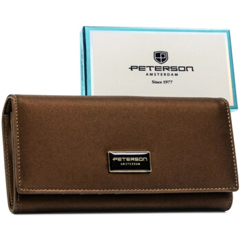 Dámská kožená peněženka hnědá - Peterson Elvira