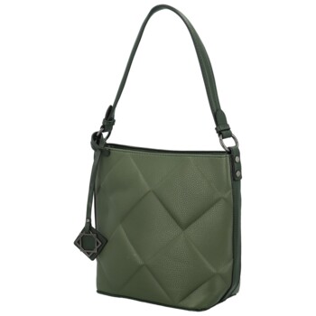 Dámská kabelka přes rameno tmavě zelená - Maria C Vesna