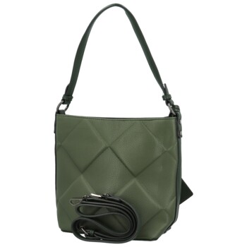 Dámská kabelka přes rameno tmavě zelená - Maria C Vesna