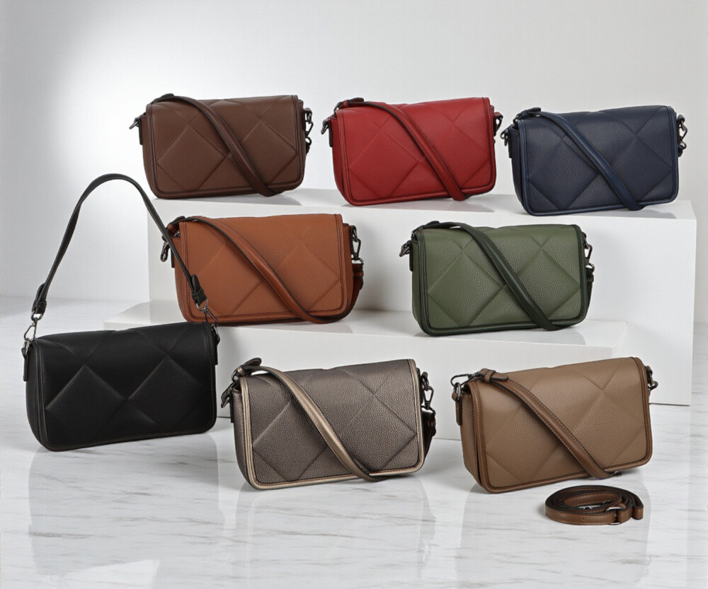 Dámská crossbody kabelka coffee - Maria C Torry - Kabea.cz