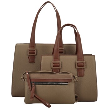 Dámský set kabelek khaki - Maria C Savina