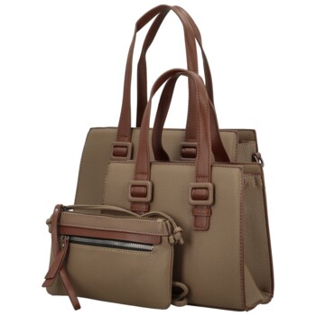 Dámský set kabelek khaki - Maria C Savina
