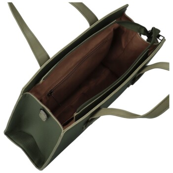 Dámský set kabelek tmavě zelený - Maria C Savina