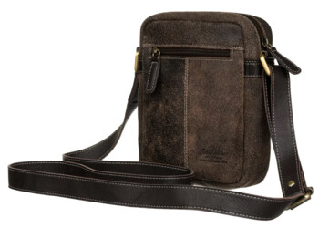 Pánská kožená taška hnědá - Peterson Skylor
