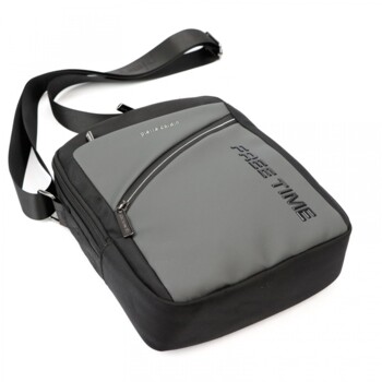 Pánská crossbody taška šedá - Pierre Cardin Naim