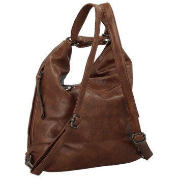 Dámský kabelko/batoh coffee - Paolo bags Vasilia