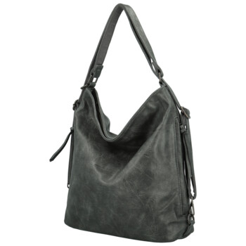 Dámský kabelko/batoh tmavě šedý - Paolo bags Vasilia