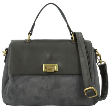 Dámská kabelka do ruky tmavě šedá - Paolo bags Tess