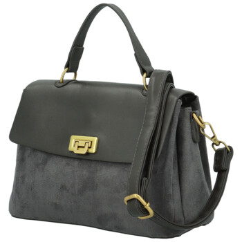 Dámská kabelka do ruky tmavě šedá - Paolo bags Tess