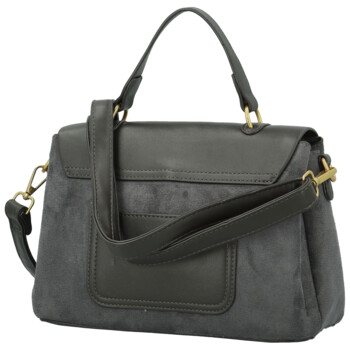 Dámská kabelka do ruky tmavě šedá - Paolo bags Tess