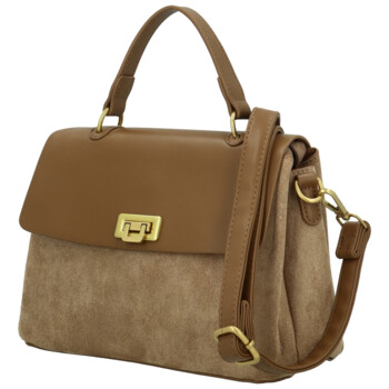 Dámská kabelka do ruky khaki - Paolo bags Tess