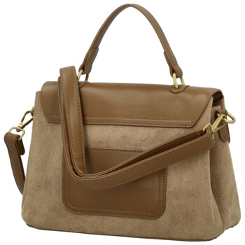 Dámská kabelka do ruky khaki - Paolo bags Tess
