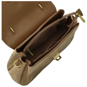 Dámská kabelka do ruky khaki - Paolo bags Tess