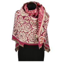 Dámská šála fuchsiová - Firenze Teresa
