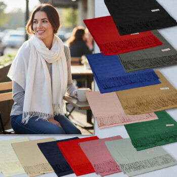 Dámská šála tmavě červená - Firenze Trixa