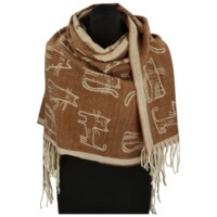 Dámská šála hnědá - Firenze Casey