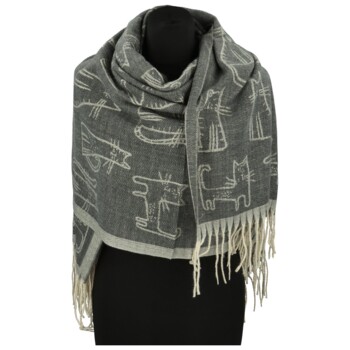 Dámská šála šedá - Firenze Casey