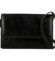 Dámská kožená crossbody kabelka černá - Katana Saire