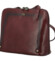 Dámská kožená crossbody kabelka hnědá - Katana Elenka
