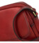 Dámská kožená crossbody kabelka vínová - Katana Shirin