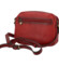 Dámská kožená crossbody kabelka vínová - Katana Shirin