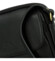 Dámská kožená crossbody kabelka černá - Katana Shirin