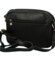 Dámská kožená crossbody kabelka černá - Katana Shirin