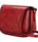 Dámská kožená crossbody kabelka vínová - Katana Pure