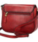 Dámská kožená crossbody kabelka vínová - Katana Pure