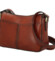 Dámská kožená crossbody kabelka hnědá - Katana Denali