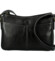 Dámská kožená crossbody kabelka černá - Katana Denali