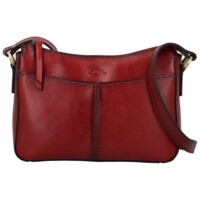 Dámská kožená crossbody kabelka vínová - Katana Denali